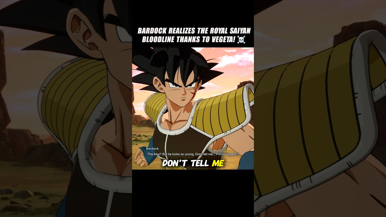 Бардок осознал королевскую родословную сайянов благодаря Вегете! 🥶 