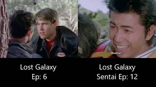 Power Rangers Lost Galaxy Comparison