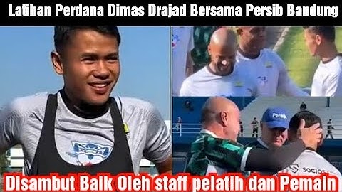 Momen Latihan Perdana Dimas Drajad Bersama Persib Bandung