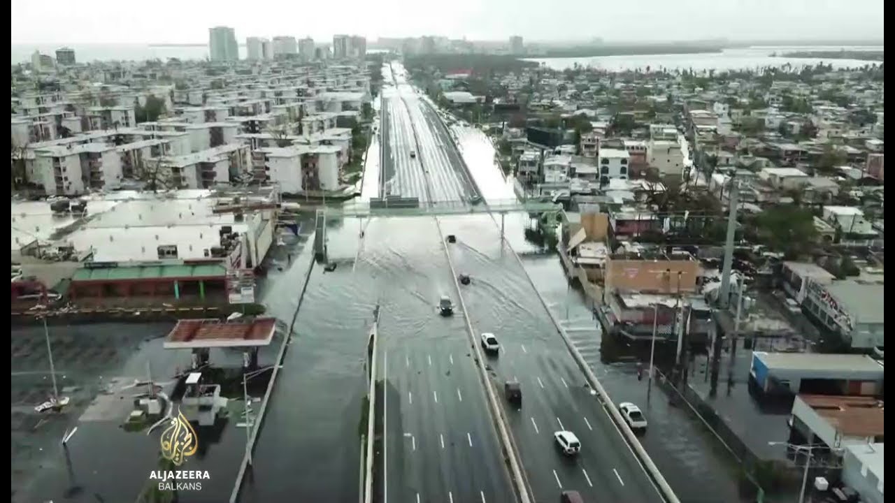 إعصار ماريا يزداد قوة