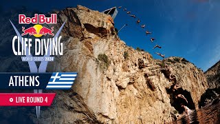 Cliff Diving In Athens Greece Round 4 Red Bull Cliff Diving World Series 2024