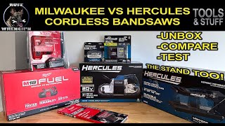 Milwaukee vs Hercules Cordless Bandsaw Review