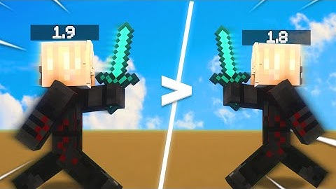 i used my 1.9 pvp skills on 1.8 version