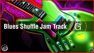 Video thumbnail of "Blues Shuffle Backing Track Bass and Drums in G"