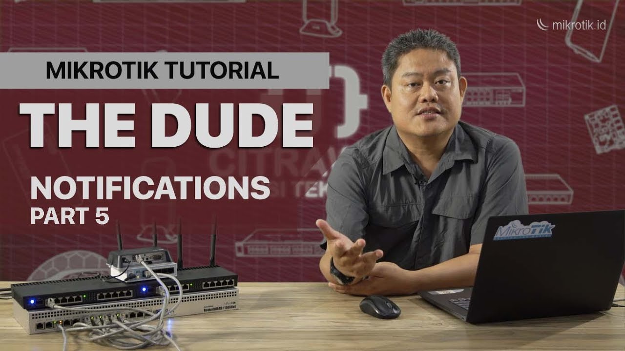 The Dude Notifications Mikrotik Tutorial Eng Sub