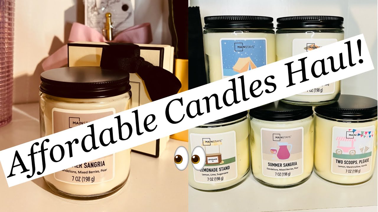 3 Single Wick Candles Bath and Body Works Candle dupes? Affordable Candles + Haul YouTube