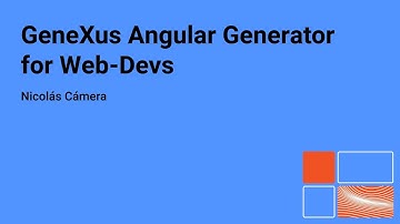 GeneXus Angular Generator for Web-Devs