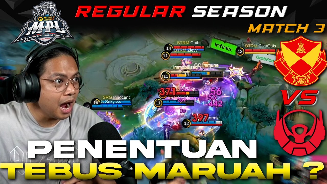 SRG VS BTRM MATCH 3 REGULAR SEASON MPL MY S17