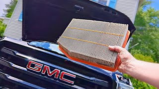 How to Replace Air Filter on a 2019-2024 GMC Sierra 1500 & Chevy Silverado 1500 Net Worth