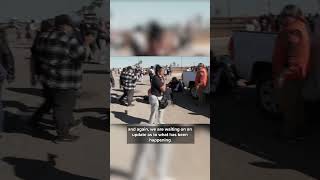 Protestors outside Texas ICE detention facility met with tear gas in clash