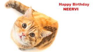 Neervi   Cats Gatos - Happy Birthday