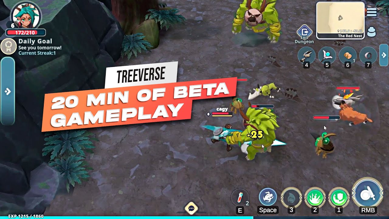 Treeverse - 20 Min of Beta Gameplay - Free to Play MMORPG - YouTube