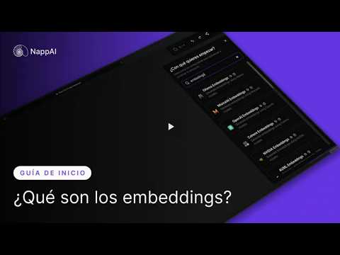 Qué son los embeddings - NappAI
