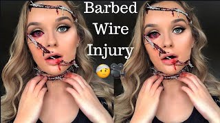 Barbed wire injury!?|SFX Makeup Tutorial