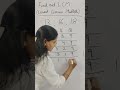 How To Calculate LCM Factors