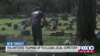 Community unites to restore neglected Saint Austin cemetery in Mobile