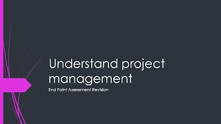 Understand Project Management | Business Admin Level 3 | Work Based Project | Portfolio | EPA screenshot 3