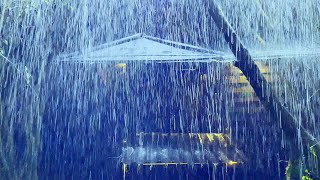Instant Sleep with Thunderstorm Sounds | Heavy Rainstorm & Intense Thunder Sounds On A Stormy Night