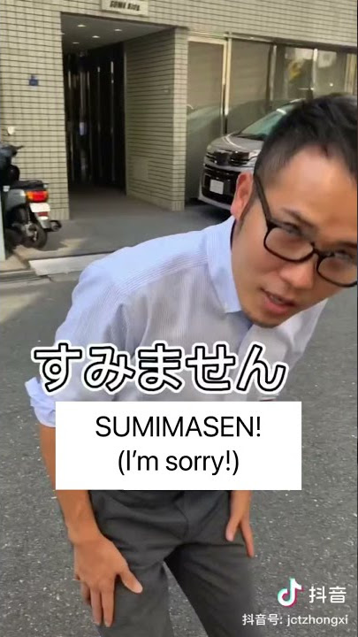 What does 'Sumimasen' mean?