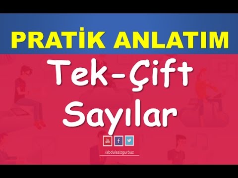 09) Temel Kavramlar | Tek-Çift Sayılar - Abdül Aziz Gürbüz