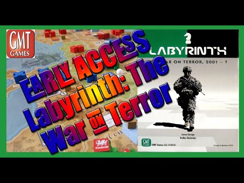 EARLY ACCESS Labyrinth The War on Terror GAMEPLAY / GMT Games / DIGITAL Walkthrough