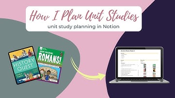 Homeschool Unit Study Planning in Notion