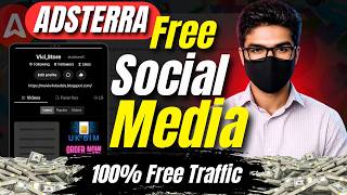 Adsterra direct link earning | Adsterra earning trick | Get free social media traffic