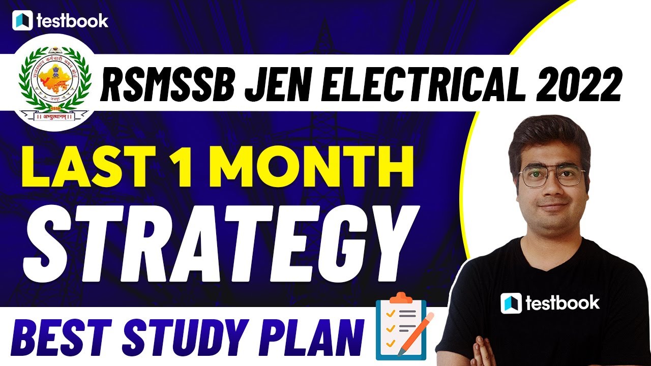 RSMSSB JE Electrical 2022 | RSMSSB Complete Study Plan | Last 1 Month Strategy by Mohit Sir