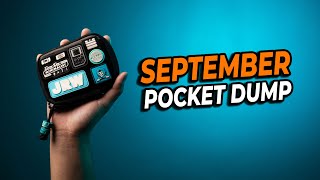 September POCKET DUMP | TEAL BLUE by Everyday Minimalist 5,515 views 8 months ago 10 minutes, 17 seconds