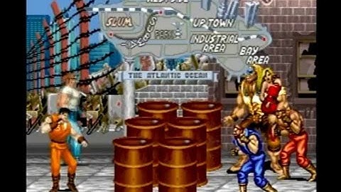 Capcom Classics Vol. 1 Final Fight Co-Play Longplay Part 1