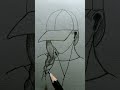 easy drawing cap and girl.#art#drawing #youtubeshorts #shortsfeed #shortsvideo .