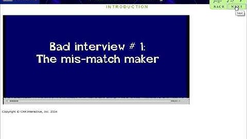 Behavioral Interviewing Preview