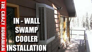 How to install a GARAGE SWAMP COOLER   Wall UNIT