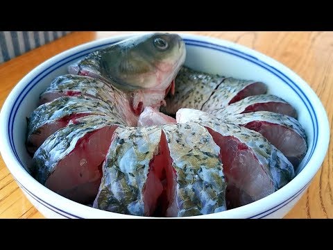 【小穎美食】過春節了，草魚就這樣做，不油炸，不加水，上桌瞬間被掃光！