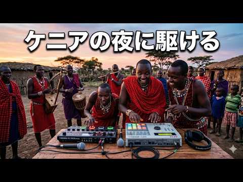 ケニアの夜に駆ける