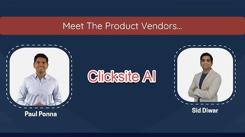 How I Make Websites in 90 Seconds Now!- Paul Ponna & Sid Diwar Clicksite AI