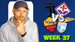 PREDIKSI & TIPS SERIE A PEKAN KE-37 | JUVENTUS VS FIORENTINA DAN ROMA VS LAZIO!