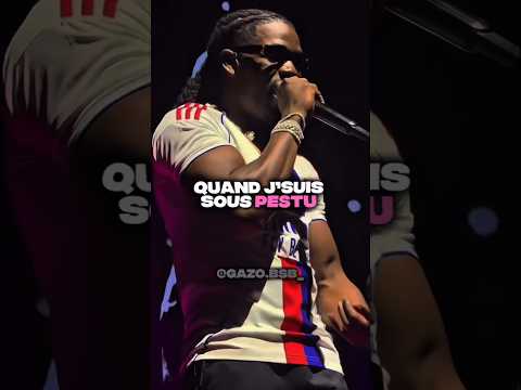 GAZO – AVSD🌹🤩🔥!! (lyrics video) #rapfr #music #concert #rap #gazo #shorts