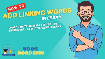 Linking Words for Essay Writing | LAT, CSS & PMS Exam Preparation | Improve Essay Flow