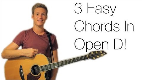 3 EASY CHORDS IN OPEN D TUNING!