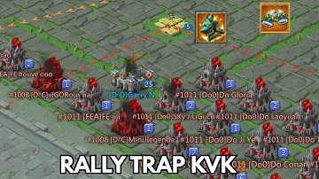 4 Way KvK Highlights. Mythic Rally Trap. Mythic Gear F2P. Rally Trap Upgrade. Lords Mobile