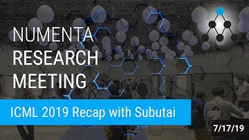 ICML 2019 Recap from Subutai