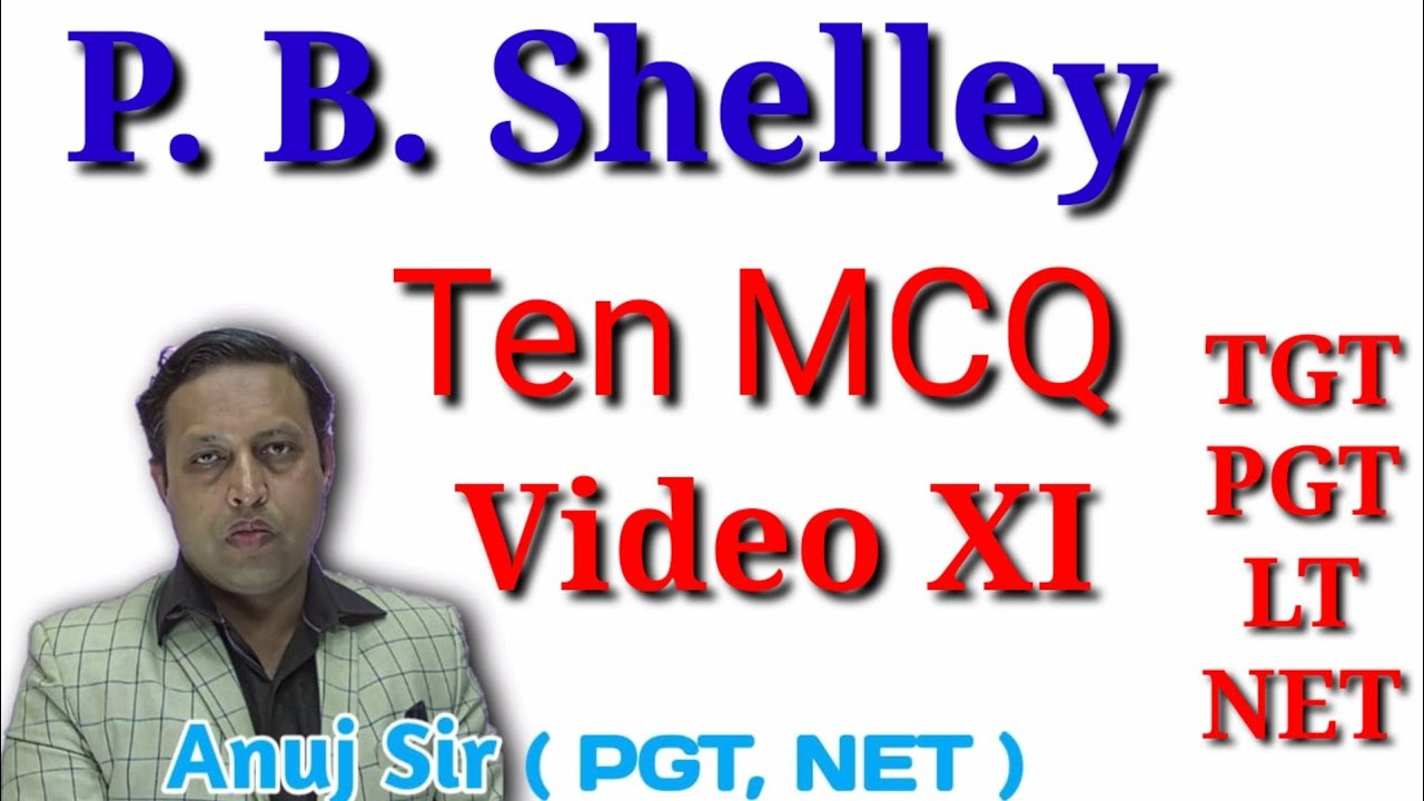 @Shelley @MCQ @41 to 50 @Defence of Poetry @Thomas love peacock @The devil's walk @Gothic novel