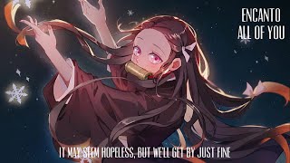 Nightcore - All of you (Encanto-Lyrics)