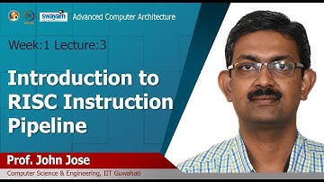 Lec 3: Introduction to RISC Instruction Pipeline