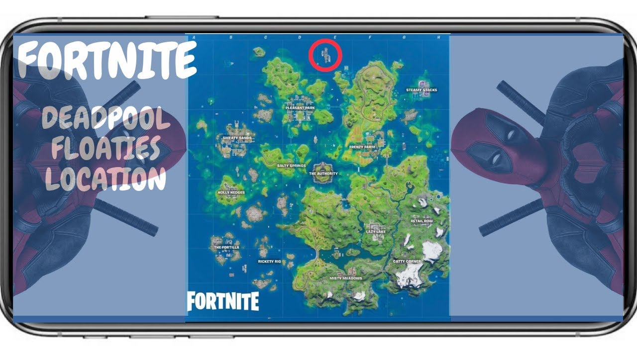Fortnite - Deadpool Floaties at The Yacht Locations