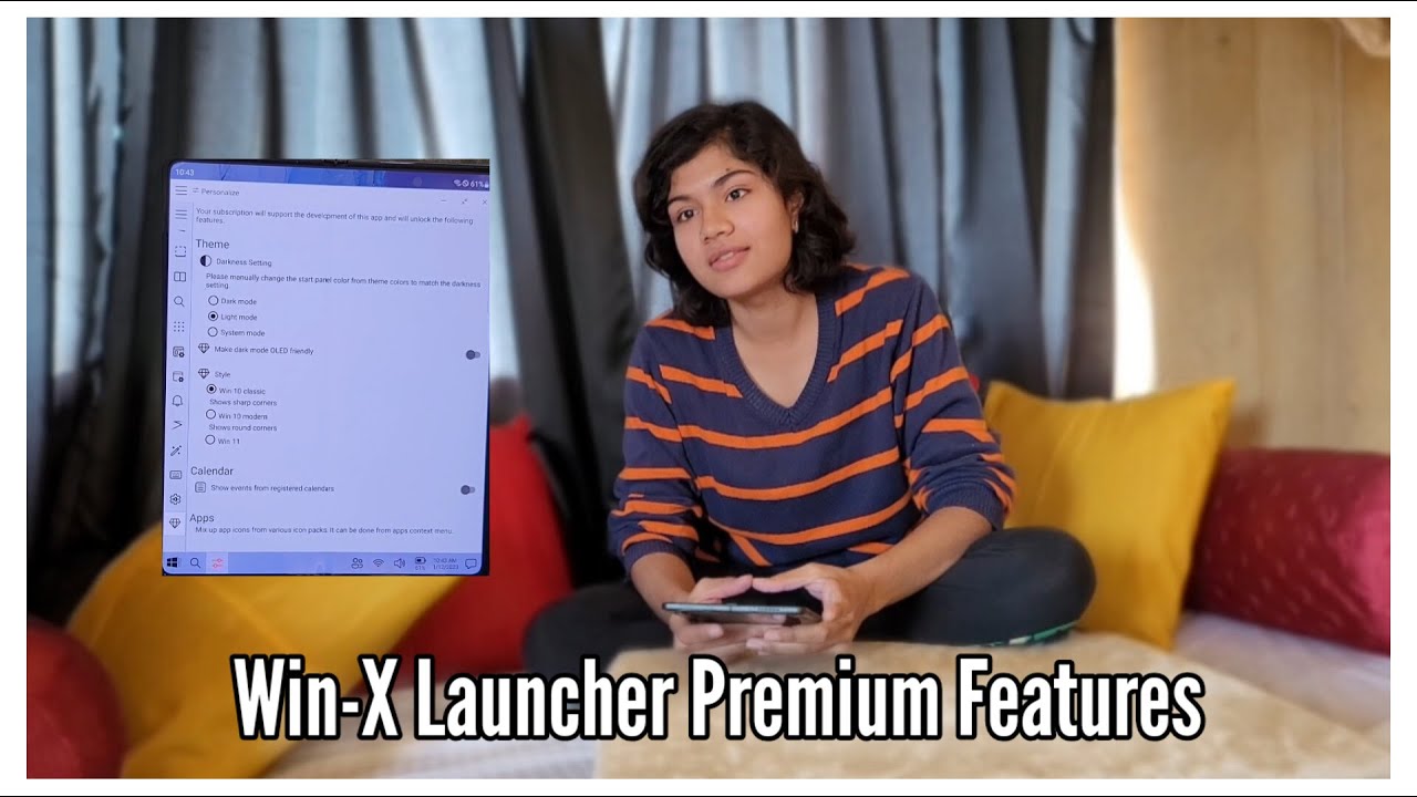 Win-X Launcher Premium Features - YouTube