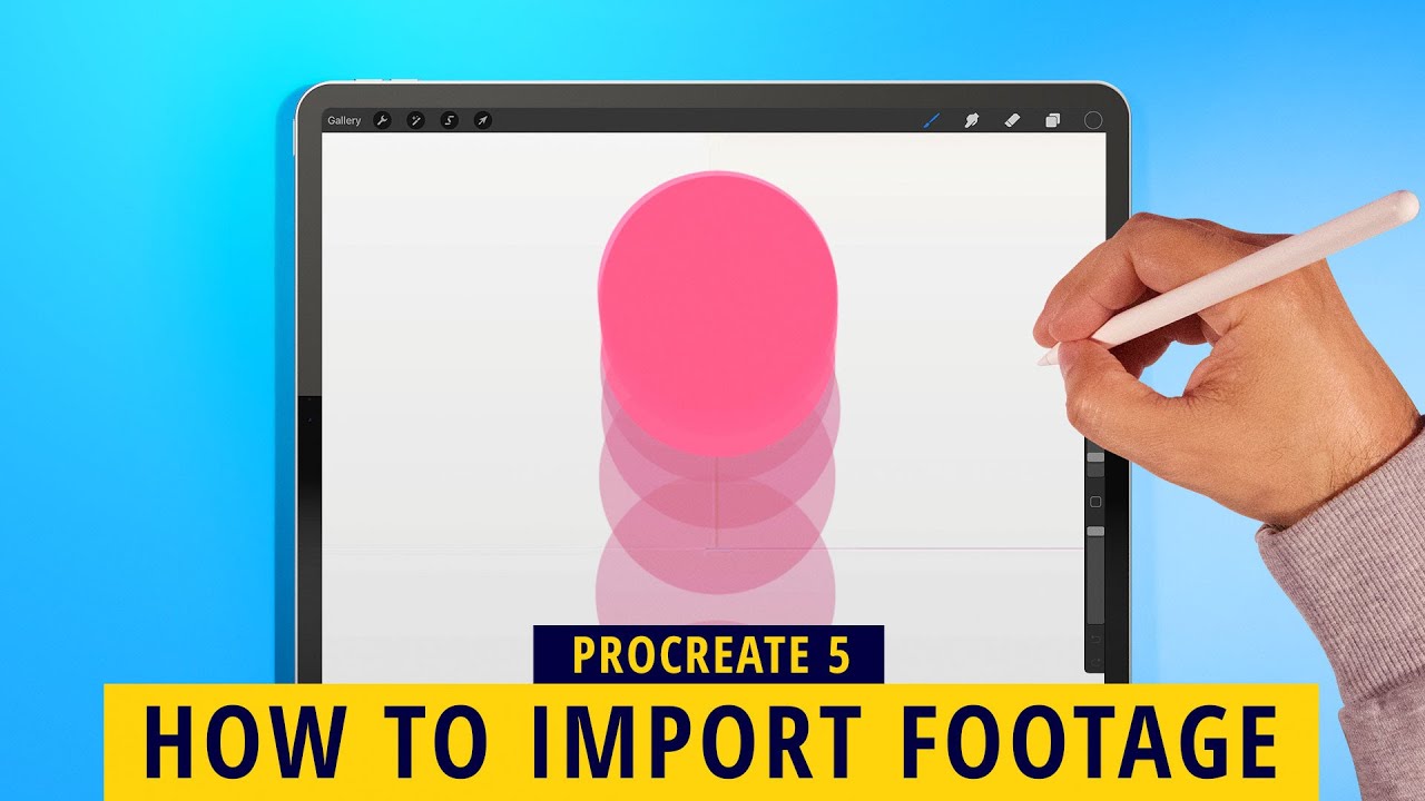 How To Import Footage In Procreate 5 - Procreate Tips - YouTube