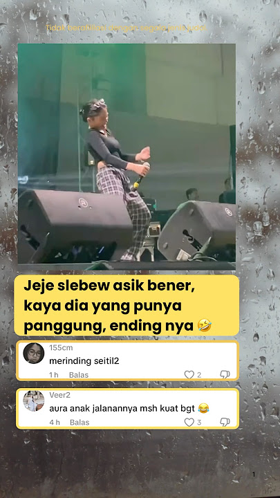 Jeje slebew viral di X ya? #jeje #viraltiktok