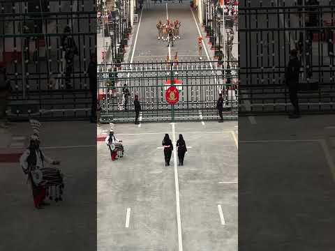 Mahila Pak Bharat Parade | Gates Were Closed | No Crossing #shorts